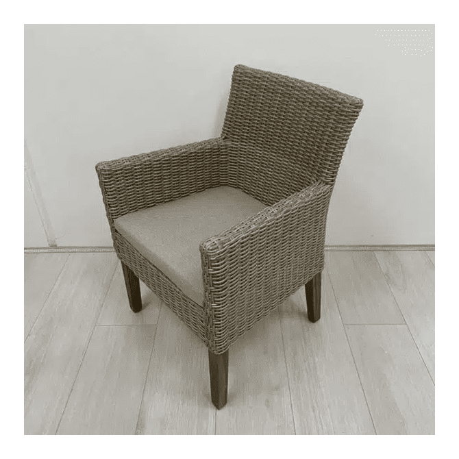 Cassian Wicker/Teak Chair