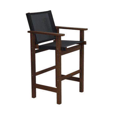 Merbau Sling Bar Chair